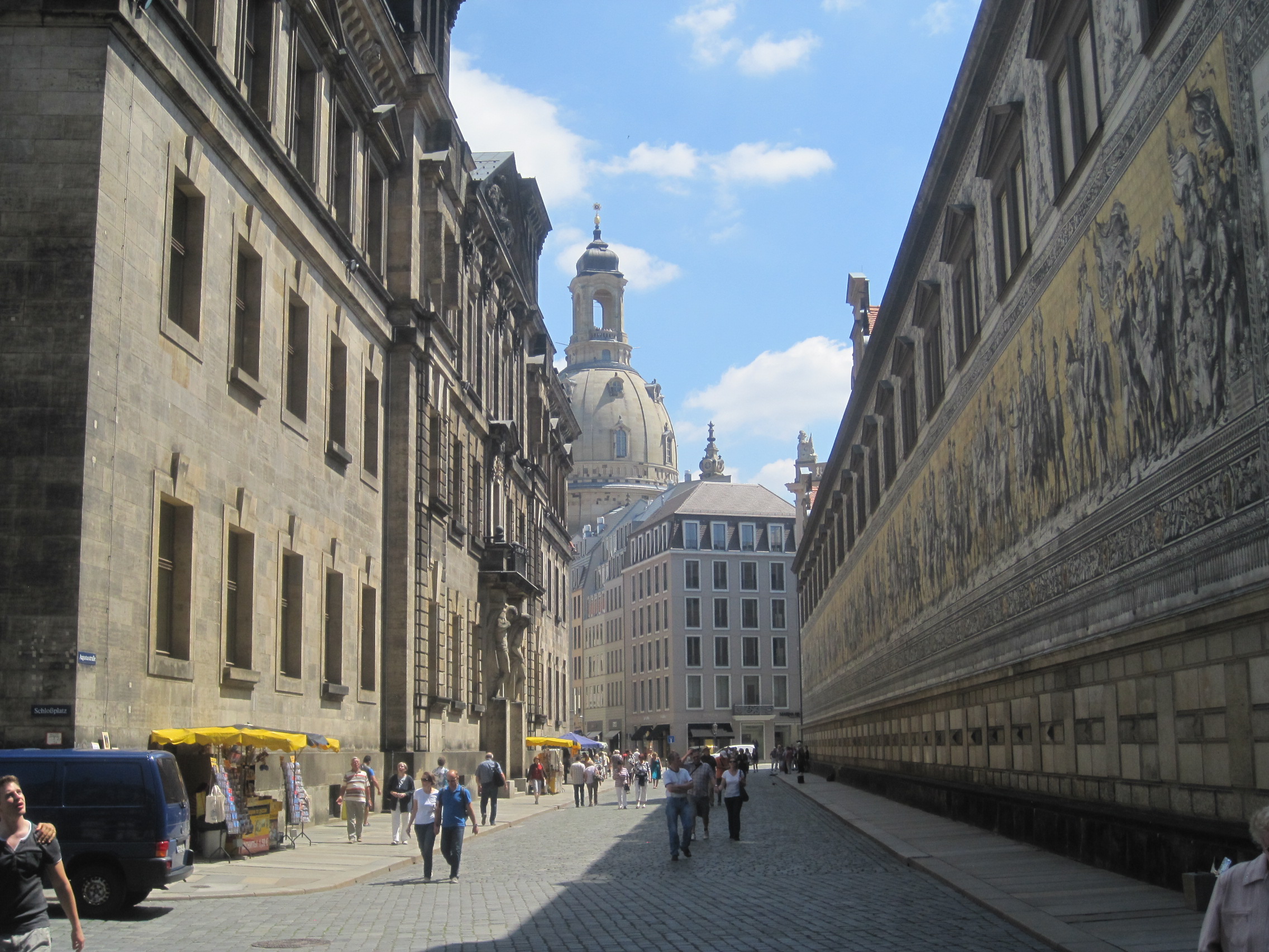 Streets of Dresden's old town