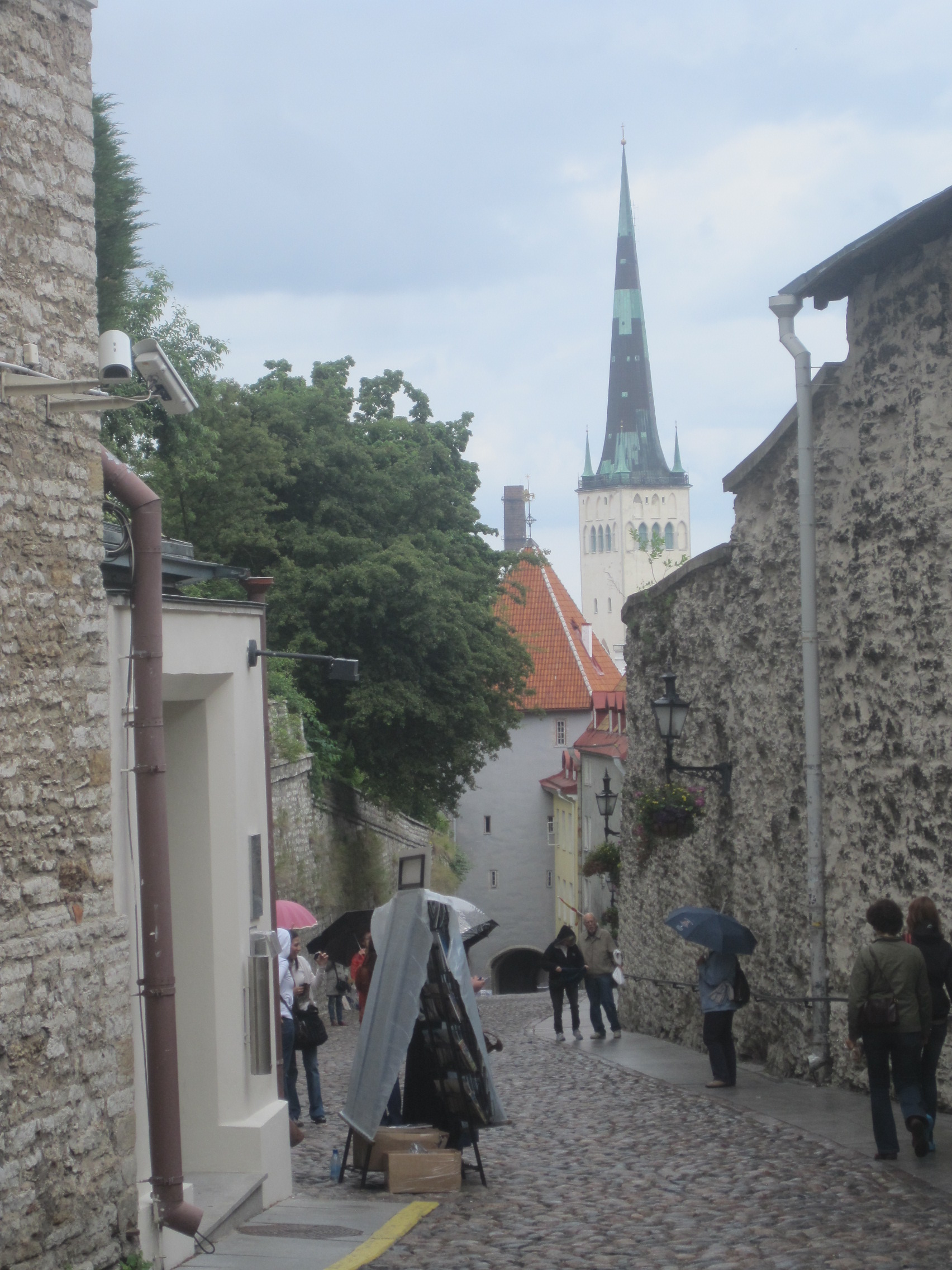 View of St. Olaf's Church, Tallinn