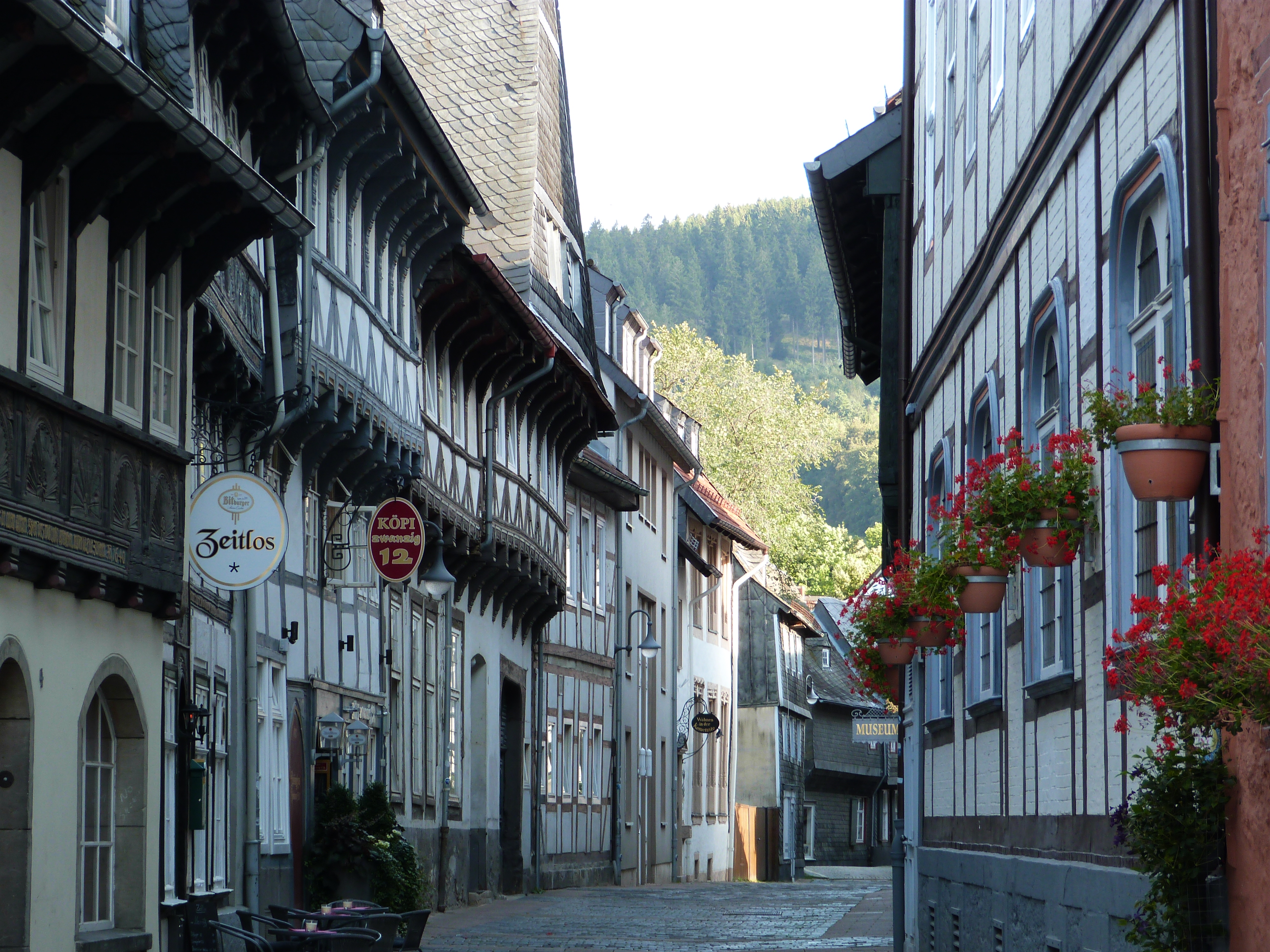The half-timbered houses of Goslar